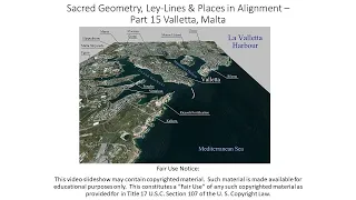 Sacred Geometry, Ley Lines & Places in Alignment - Part 15 Valletta, Malta