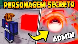 NOVO PERSONAGEM SECRETO ADMIN NO SAITAMA BATTLEGROUNDS UPDATE SECRETA (ROBLOX)