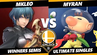 The Airlock Winners Semis - MkLeo (Byleth) Vs. Myran (Olimar) SSBU Smash Ultimate