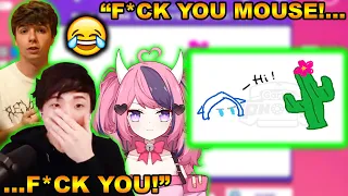 Gartic Phone BUT MOSTLY ABOUT Sykkuno! Karl AND Mouse FUNNY BANTER MOMENTS! KARL RAGES AT MOUSE!