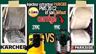 LIDL. INJECTEUR EXTRACTEUR PARKSIDE  ET SON DEFAUT ....!!!