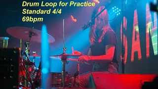 Drum Loop for music learners - 4/4 - 69bpm