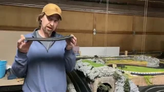 How to bend and manipulate scalextric slot car track to make hills and dips