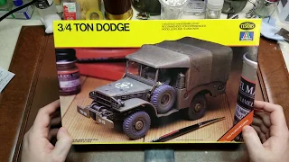 Testors/Italeri Kit No. 775 3/4 Ton Dodge