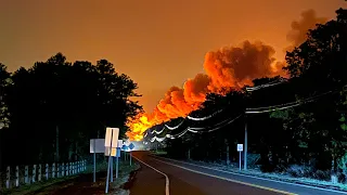 JIMMYS WATER HOLE FIRE 3,900 ACRES Manchester New Jersey 4/11/23