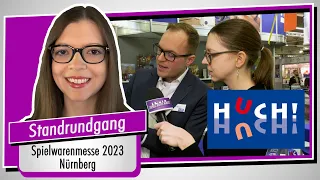 Neuheiten – HUCH! – Spielwarenmesse 2023 in Nürnberg (Spiel doch mal!) Standrundgang