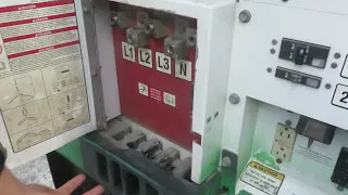 Cómo Operar un Generador Eléctrico Marca MAGNUM Modelo MMG35 de Diésel Motor JOHN DEERE - Parte 1/2