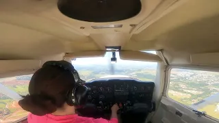 Primeiro voo solo Wynne Barbosa - Aeroclube de Bragança Paulista