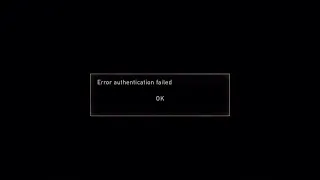 how to fix "Error authentication failed" tlou factions mp