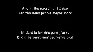 Sound of Silence - French Lyrics