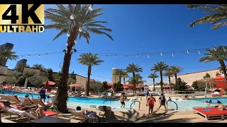 [4K] Resorts World Full Pool Walkthrough Las Vegas