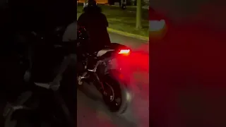 GSXR 750 Rolling Burnout!! I ALMOST CRASHED 😱