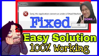 How to Solve "this software cannot run in virtual environment" | Easy Solution | 100% Works