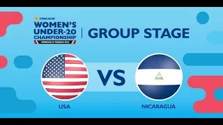 Concacaf Womens Under-20 Championship: United States vs. Nicaragua