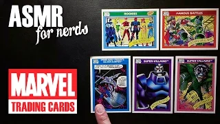 Marvel Trading Cards #2 ASMR - whispering, crinkling, nostalgia