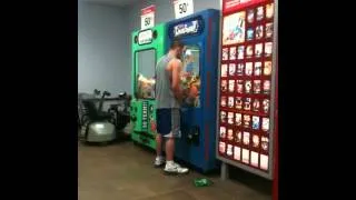 Angry Guy at Claw Machine