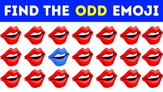 Find THE ODD One Out | Easy, Medium, Hard | Emoji Quiz😂🧐