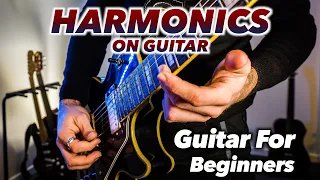 Guitar For Beginners | Harmonics on guitar (Alip Ba Ta - Numb reference) #guitarforbeginner #alipers