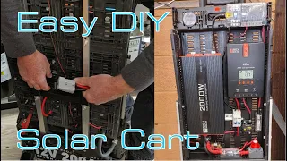 DIY Solar Power Cart for Emergency Back Up Generator!