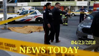 Driver Kills Nine, Injures 16 Plowing Van Into Toronto Sidewalk Crowd | News Today | 04/24/2018...