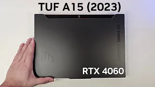 ASUS TUF A15 (2023) Unboxing & Review - RTX 4060 Gaming Laptop + Gameplay