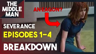 SEVERANCE Episodes 1 to 4 BREAKDOWN & THEORIES | Ending Explained, Things Missed, Easter Eggs