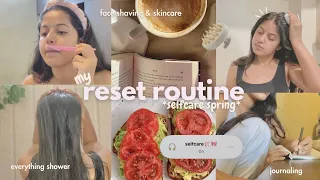 MY RESET ROUTINE🩰🫧🎀 everything shower, face shaving, skincare, haircare, deep cleaning & more🛁🌟