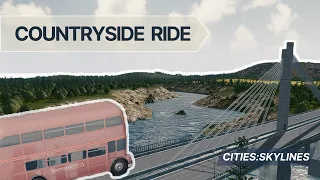 Relaxing Countryside Intercity Bus Ride to Los Coco  || Cities:Skylines || Ola Builds Cities