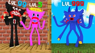 Monster School : CROOK Huggy Wuggy and Kissy Missy vs BOSS Killy Willy - Minecraft Animation