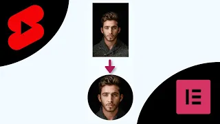 Make Any Image Rounded using Elementor | #shorts