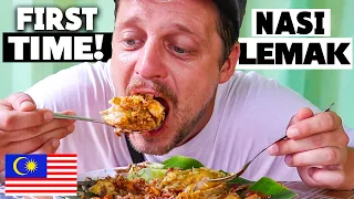 First Time Trying Nasi Lemak | Malaysia’s Famous Dish