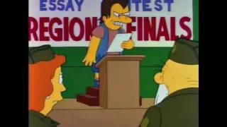 The Simpsons - Nelson Muntz speech