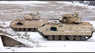 US Army - Bradley Fighting Vehicles - Live Fire