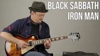 Iron Man Guitar Lesson - Black Sabbath - Ozzy - How to Play on Guitar - Rock