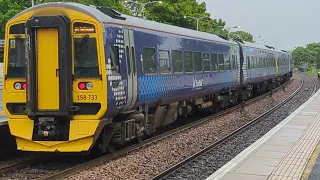 A very wet Kirkcaldy Train Station | 22nd May 2024