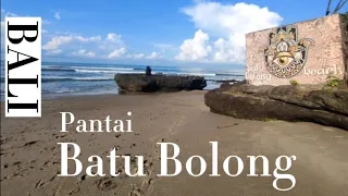 Suasana Pagi Hari di Pantai Batu Bolong (Batu Bolong Beach) | 360 ° View | 4K