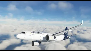 Fly By Wire A32NX timelapse /MSFS2020/ EDDM-EDDF (Munich-Frankfurt) _ Aviation0098