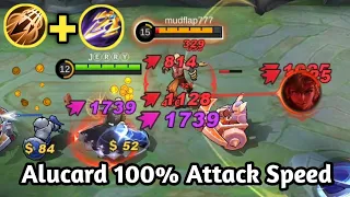 Alucard 100% Attack Speed Build Be Like.