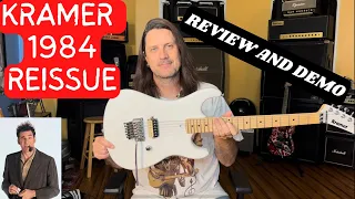Kramer 1984 Reissue Review And Demo - 80's Riffs Played With The Iconic Kramer 1984 Reissue Guitar