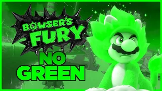 I tried beating BOWSER'S FURY without TOUCHING the COLOR GREEN!