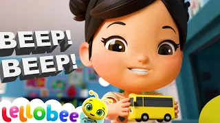 Sounds - Bus, Car & Truck | Lellobee | Cartoons for Kids | Learning Show | Engineering | STEM