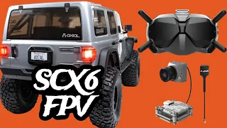 SCX6 RC FPV RunCam Link/Vista with Phoenix Hd camera.