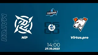 [ENG] NIP vs Virtus.Pro Map1 | Thunderpick World Championship 2023 | 27 October 2023