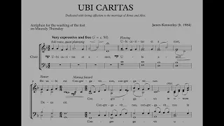 James Kennerley: Ubi caritas (with score)