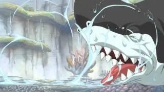 Luffy kicks Hody Jones [HD]