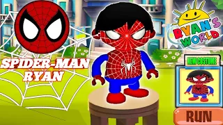 Tag with Ryan - Spiderman Ryan Costume New Character Update - Run Gameplay |Ryan's world | kaji cars