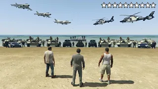 What Happens If You Get 10 Stars in GTA 5_ (Epic Cop Battle, Escape and Real Prision