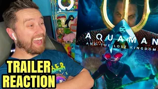 Aquaman and the Lost Kingdom Trailer Reaction | Aquaman 2