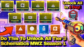 NEW Easiest TIER 3 Farming Guide In MWZ! Unlock RAYGUN Schematic, Sigils & More (UPDATED SEASON 1)