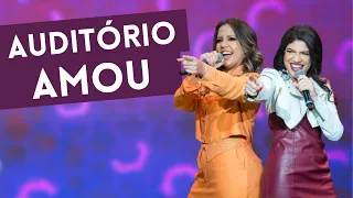 Mari Ribeiro e Rayane Gaby fazem apresentação elogiada de "Bebaça"